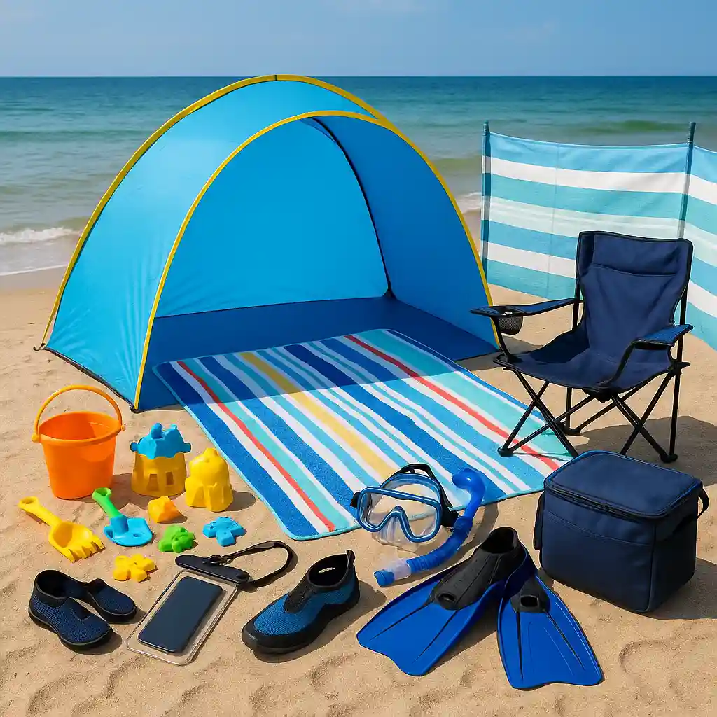 Bild mit typischen Ostsee-Urlaubsprodukten