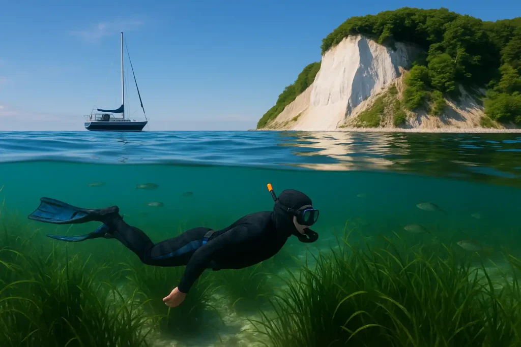 vor Rügens beeindruckender Kreideküste!